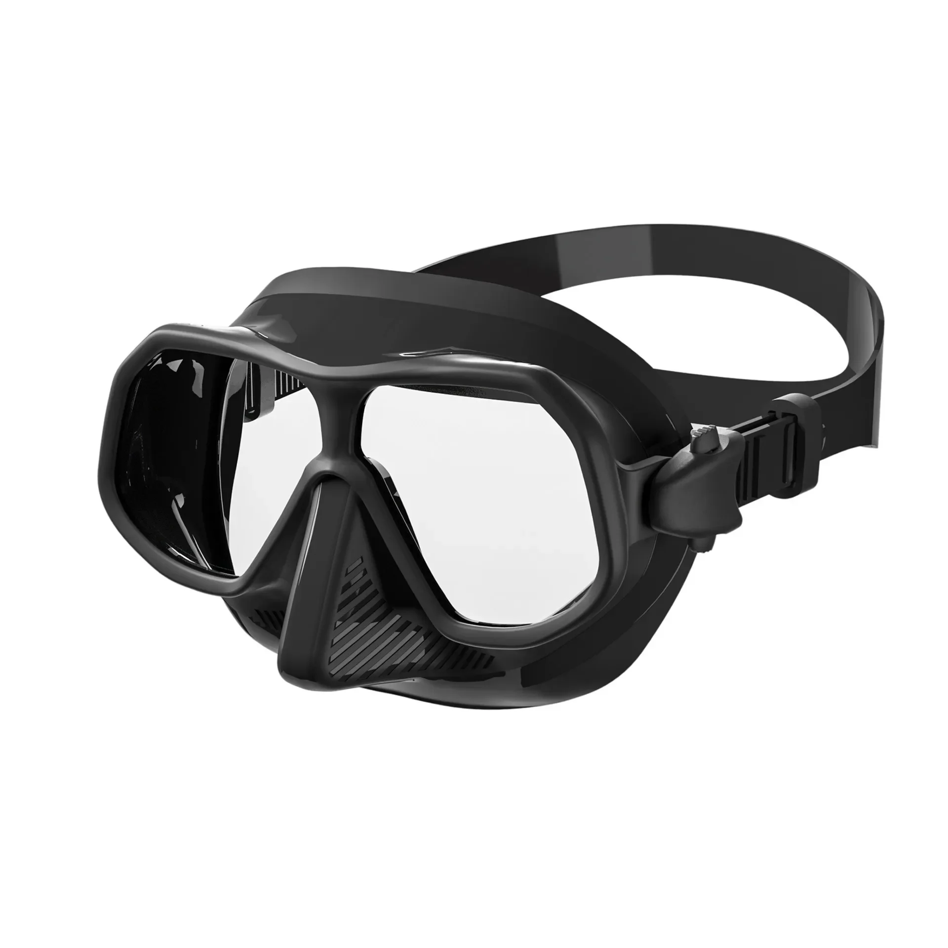 M16 silicone hemming diving goggles anti-fog diving mask high definition tempered scratch-proof lens diving goggles