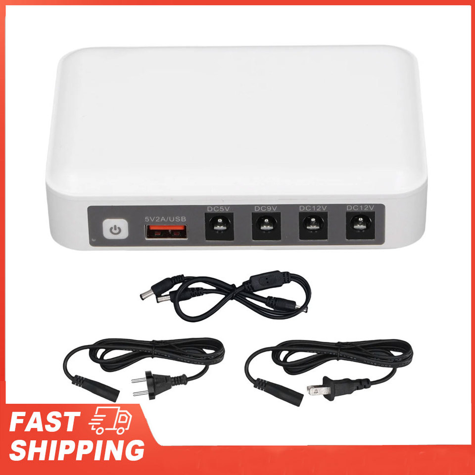  Mini UPS 6000mAh Large Capacity 5V 9V 12V Output Multiple Guards Router Uninterruptible Power Supply Mini UPS 6000mAh Mini UPS 