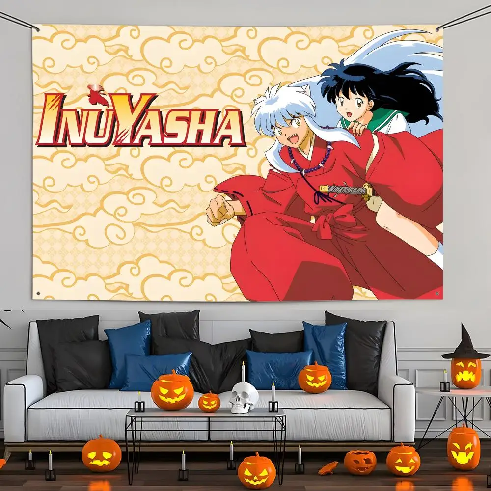 Inuyasha Flags Wall Hanging Tapestry Outdoor Decorative flag Background Blanket