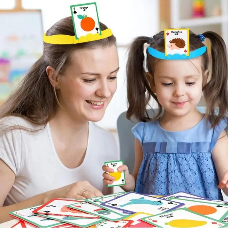 Interactive Early Education Toys 108 Pictures Card Guess Board Games Draw Me Guess Game Props Party Gatherings Table Games Toys
