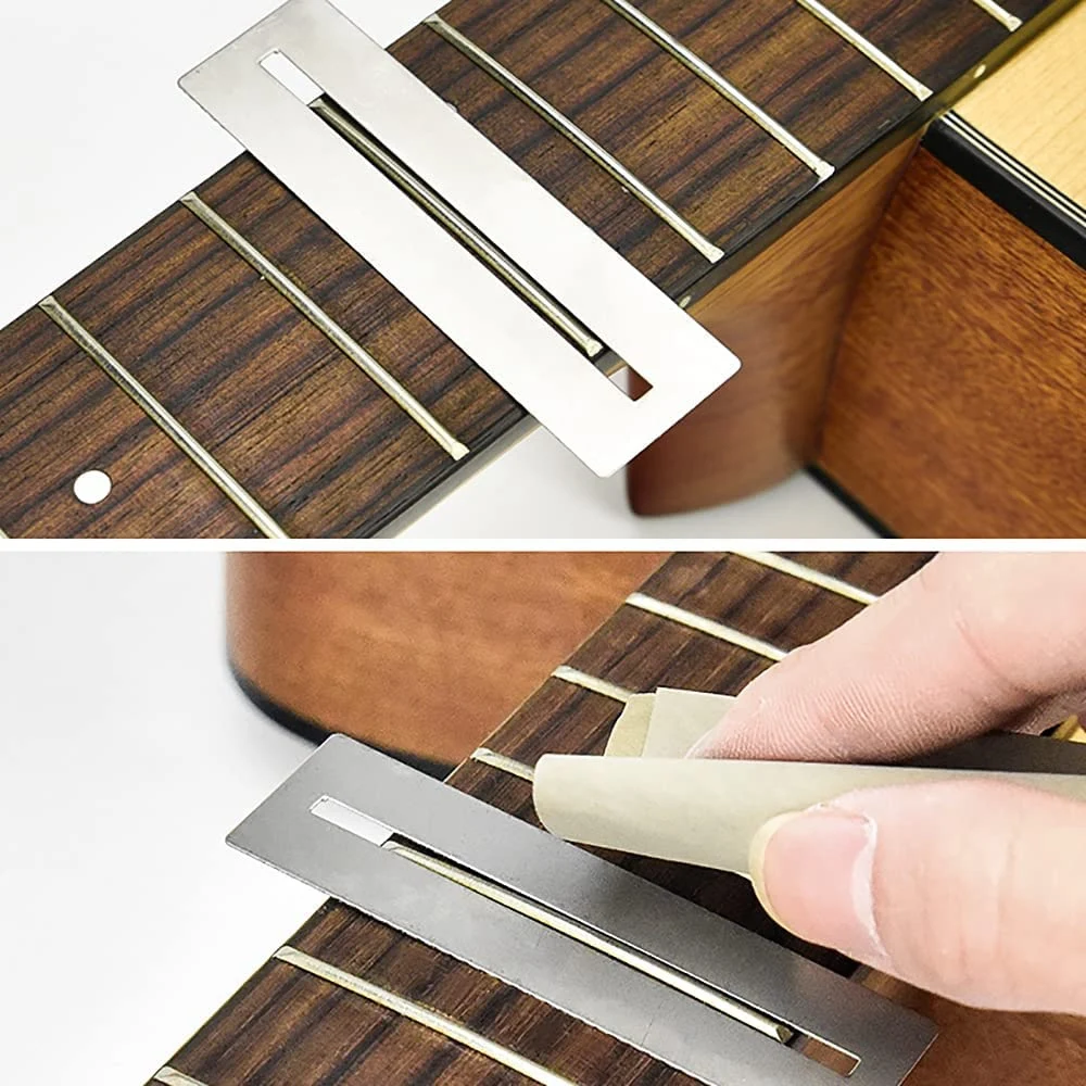 TUREBG 17Pcs Guitar Repairing Maintenance Kit for Acoustic Guitar Electric Guitar Ukulele Bass Banjo,Perfect Gift for Luthier
