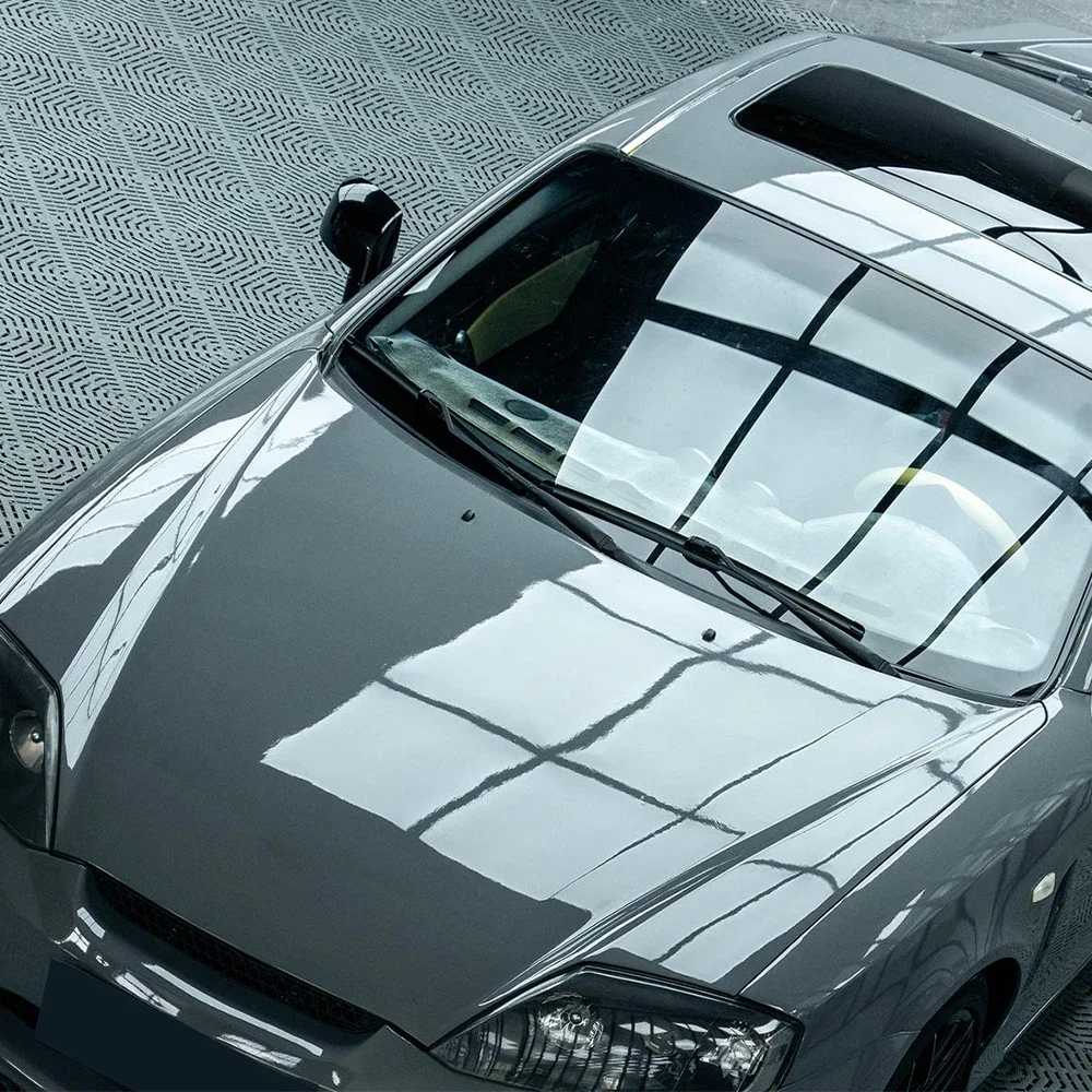 

Premium Ultra Gloss Gray Wrap PET PVC Vinyl Film Car Whole Body Decal Wrapping Sticker Cover Decoration Auto Tuning Accessories