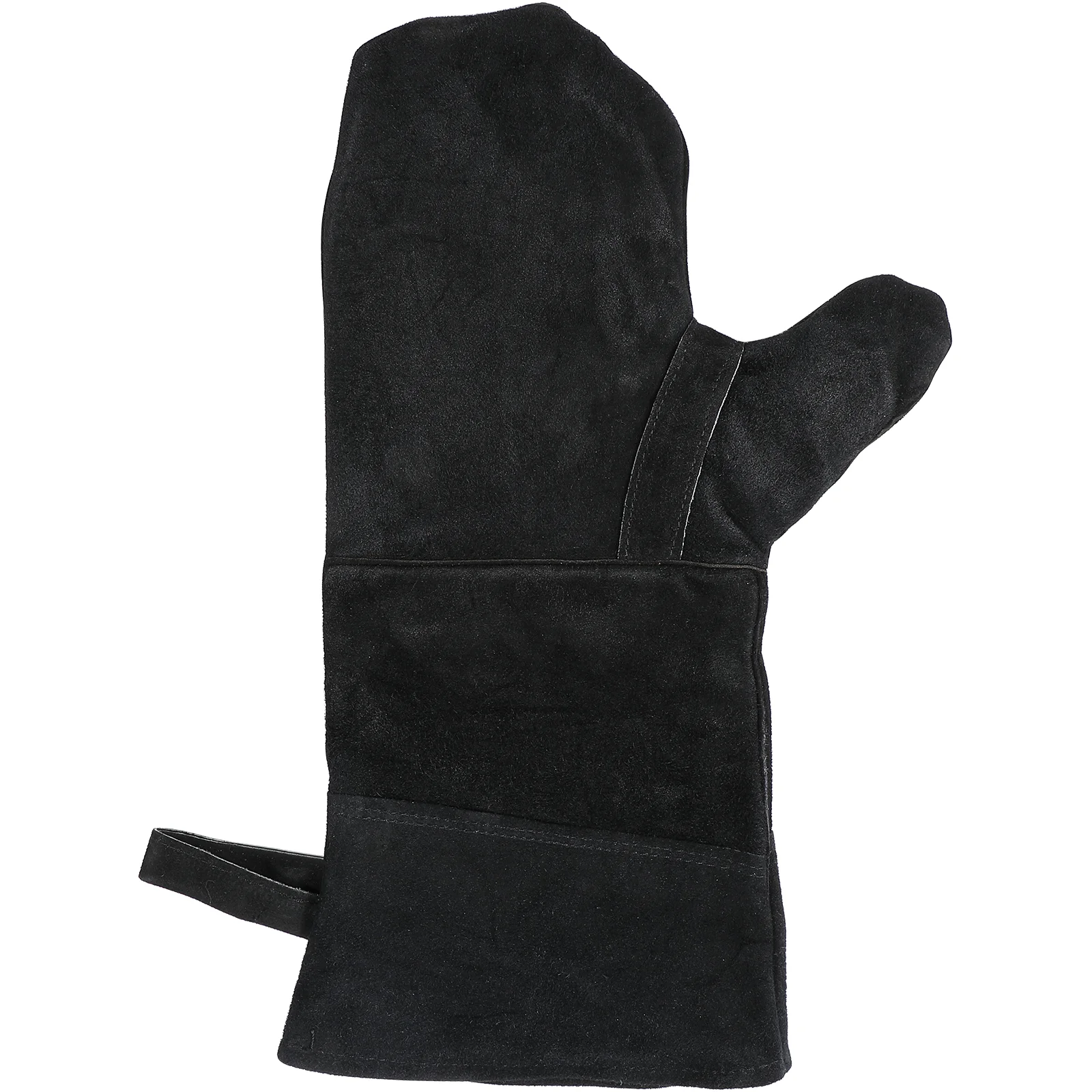 

Fireplace Gloves Welding BBQ Resistant Black High Temperature Resistance Detergent Baking Grill