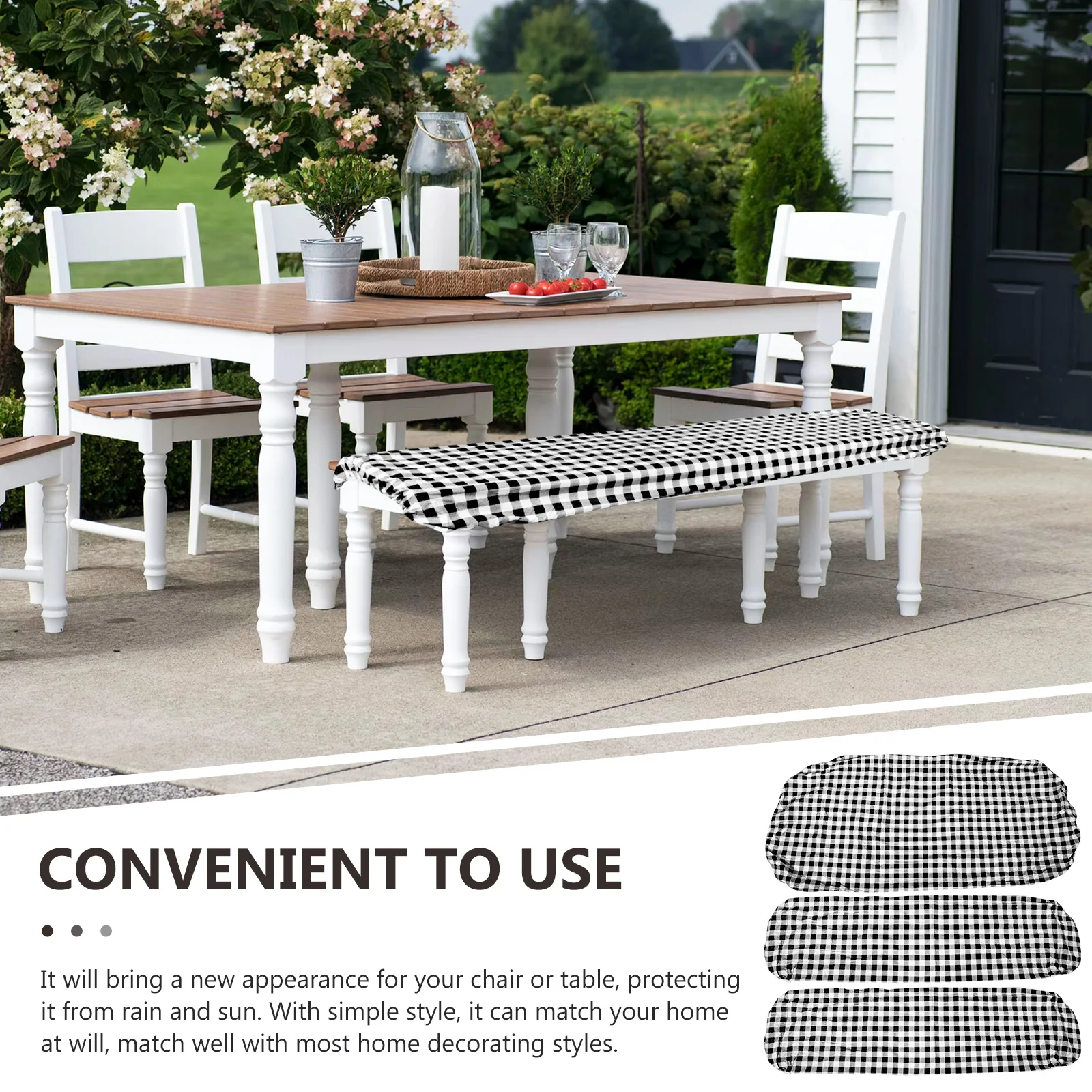 

Decorative Waterproof Picnic Table Cloth Flannel Cover Waterproof