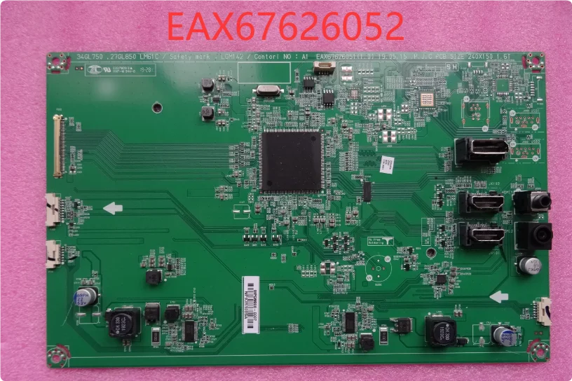 Original 27GL850, 27GL830, 27GL83A, 34GL750 motherboard EAX67626052