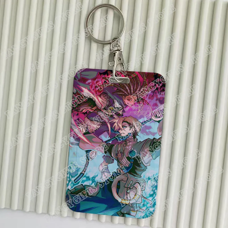 GACHIAKUTA Jabber Janka Keychains Holders Bank Bus ID Credit Cards Key Ring Chains