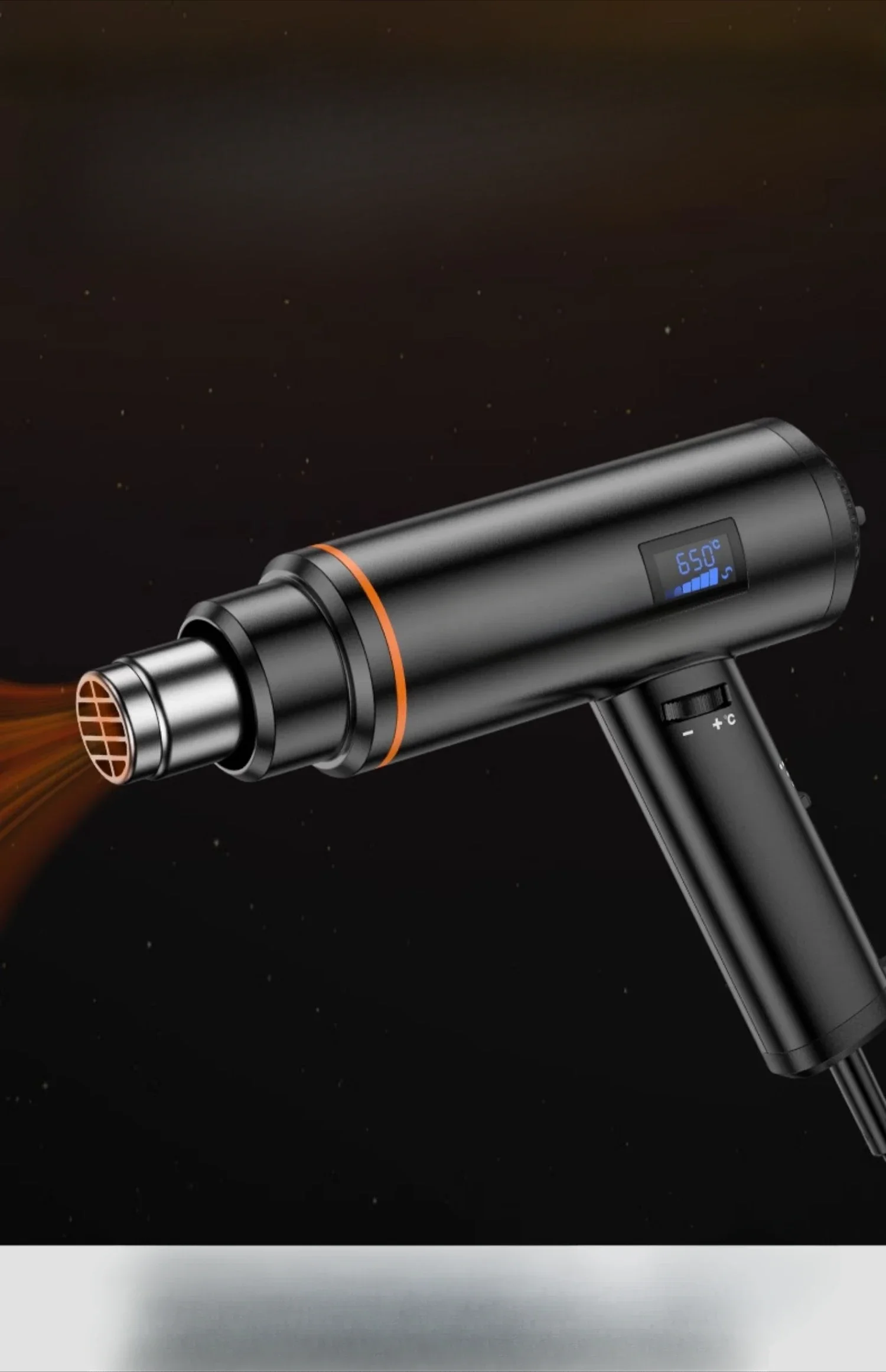 

Hot air gun high power heating electric baking gun drying car film plastic seam hair dryer