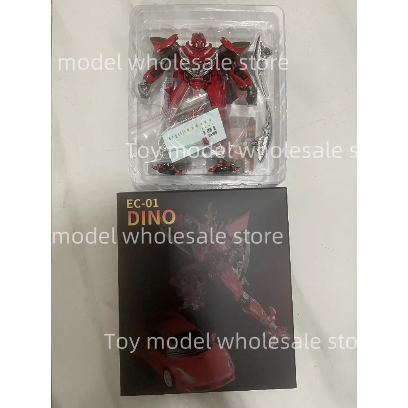 [خصم كبير] التحول 2.0 VER EC-01 EC01 KO UniqueToys UT-R06 UTR06 دينو الأحمر داشر 17.2 سنتيمتر سبيكة عمل الشكل روبوت
