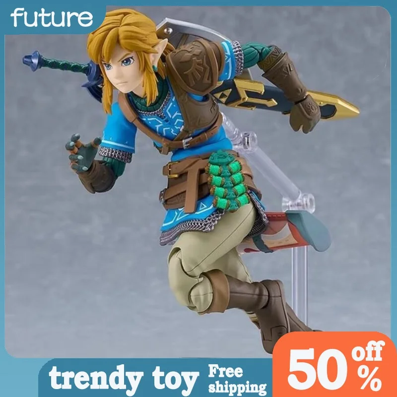 

New Figma 626 Link Figure Deluxe The Legend Of Zelda Tears Of The Kingdom Figures Breath Of The Wild In Stock Anime Figurine Toy