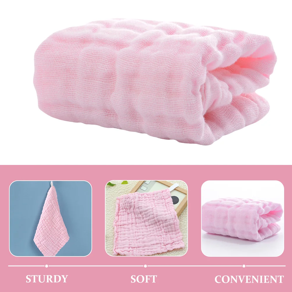 

3 шт. детские хлопковые мочалки, мягкие шестислойные полотенца для лица новорожденных, полотенца для рук, муслиновые тряпки для отрыжки, муслиновые мочалки