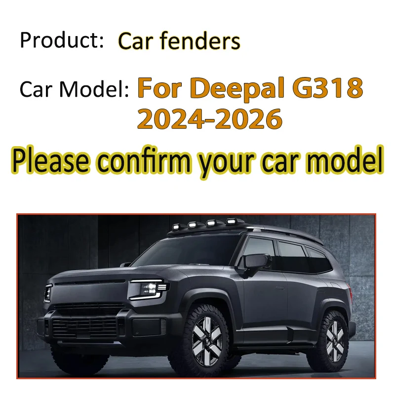 

Car Styling Mud Flaps For Deepal G318 Parts 2024 2025 2026 Fenders Wheel Mudflap Plate Splash Guards Auto Protector Accessories