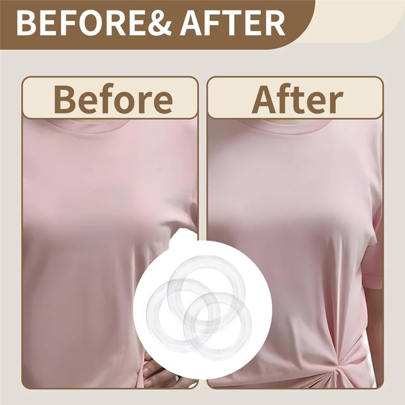 

Зажимы для одежды A69 — аксессуары для одежды для рубашек, платьев, юбок и шарфов, 18 колец (3 размера) + резинки