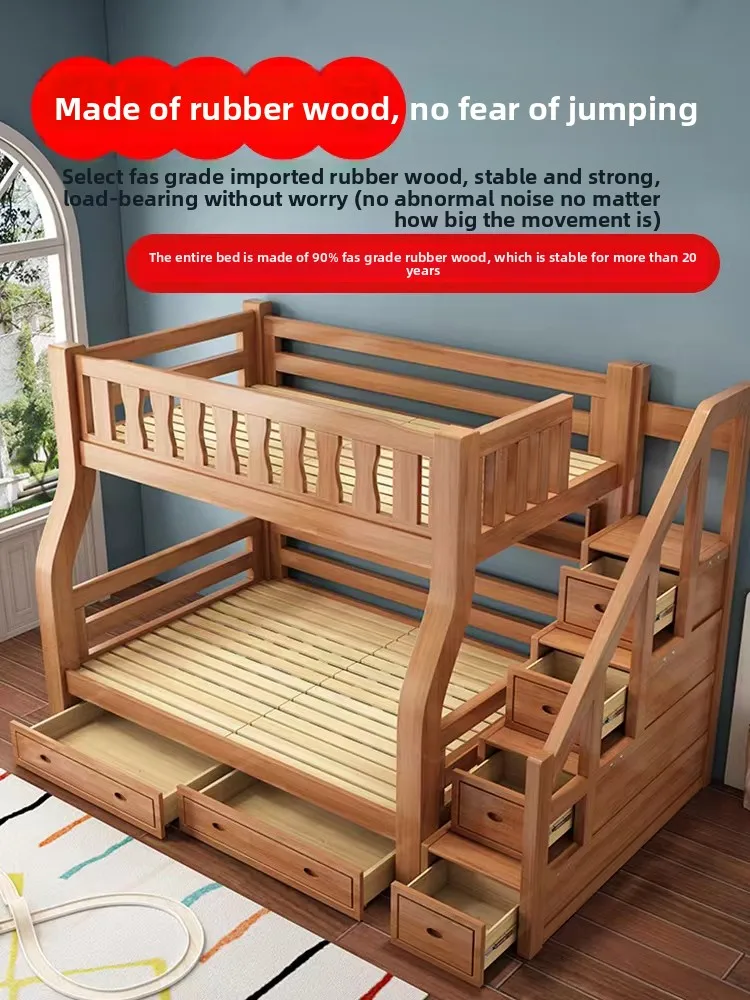 

Hot-selling All-solid Wood Children's Bed, Bunk Bed, Double-decker Bed