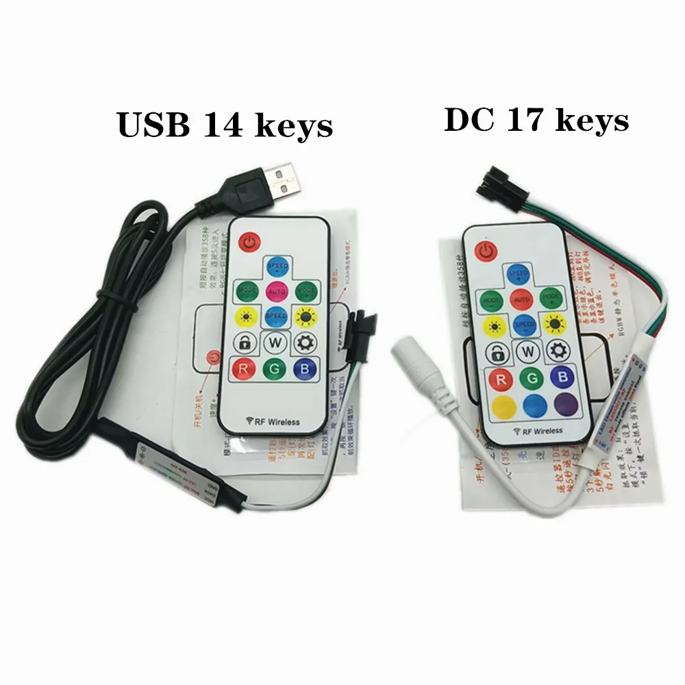 24 Keys LED IR 44 Keys Controler Bluetooth Music Led Controller Dimmer LED Lights IR Remote DC12V For RGB Christmas LED Strip