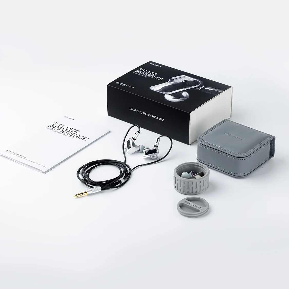 COLORFLY SR 3DD سائق ثلاثي ديناميكي 4.4 مللي متر شاشات داخل الأذن متوازنة Hifi Music Studio ستيريو باس سماعات أذن