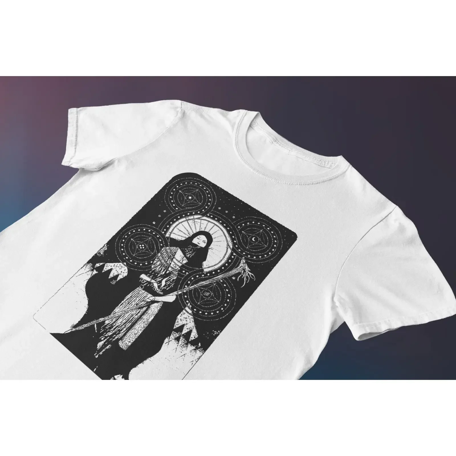 Dragon Age Solas Tarot T Shirt Inquisition Mage vintage Washed designer clothes Top For Everyday Wear Casual Slightly fashion