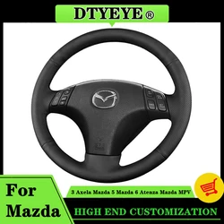 Car Steering Wheel Cover For Mazda 3 Axela Mazda 5 Mazda 6 Atenza Mazda MPV 2004-2006 Customized Original Steering Wheel Braid