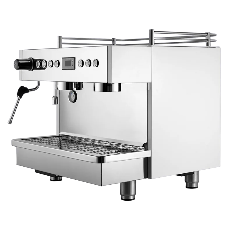 &A*Commercial Large-scale Stainless Steel Espresso Machine, Semi-automatic, 15-bar Pressure Espresso Maker