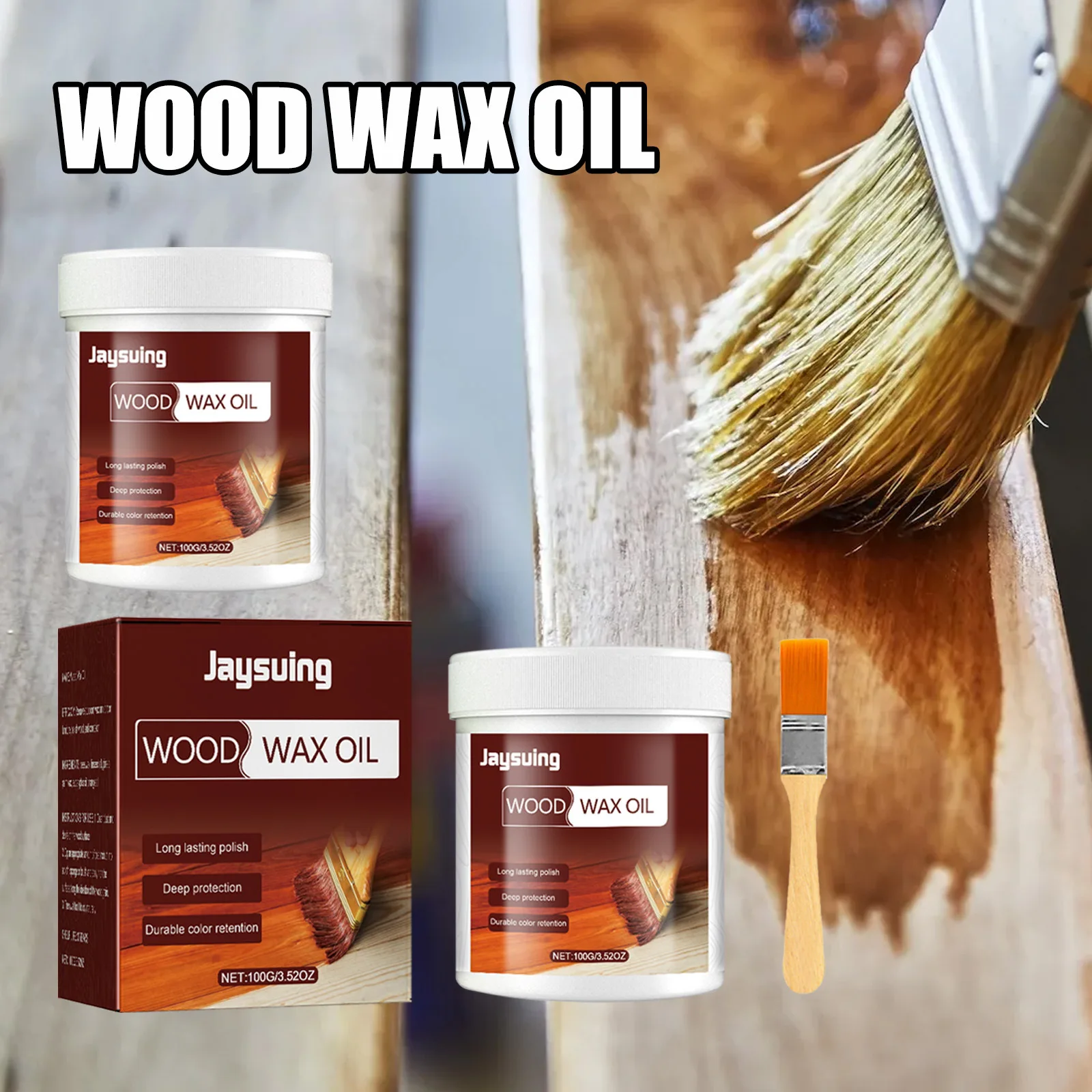 Wax Furniture Polish and Cleaner Anti-Cracking & Polishing Beeswax for Furniture Brightens and Scratches