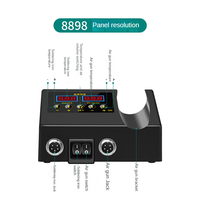ABMH-Rework Soldering Station 2 In1 Hot Air Welding Station For SMD PCB IC Repair EU Plug