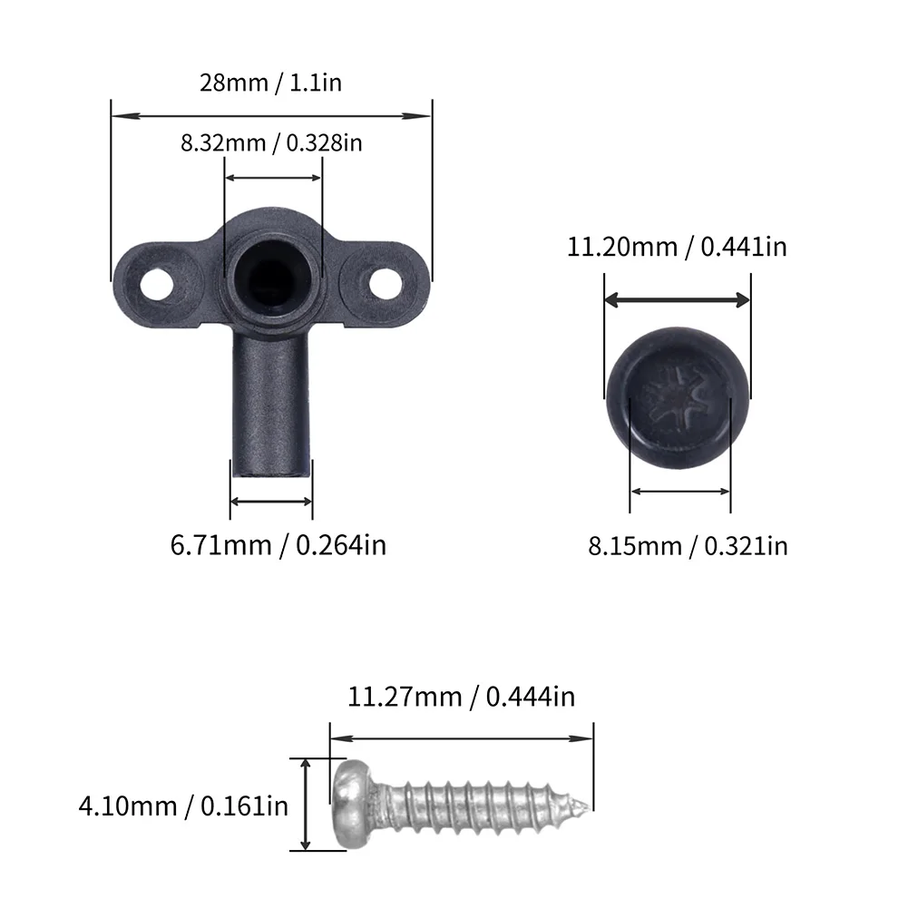 82800450 ABS-Druckentlastungsgerät mit Ersatzschrauben, Gummikugel, O-Ring für Triton Electric Shower, Badezimmerzubehör – Detail 6
