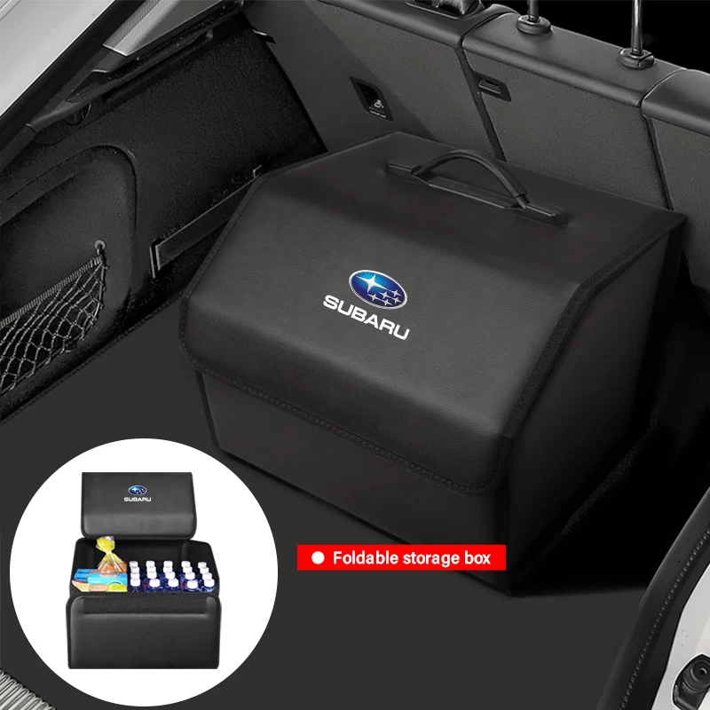 

Subaru Folding Car Trunk Organizer Box Storage Bag Tools Tidying For Subaru Impreza Forester Crosstrek Outback XV BRZ Legacy WRX