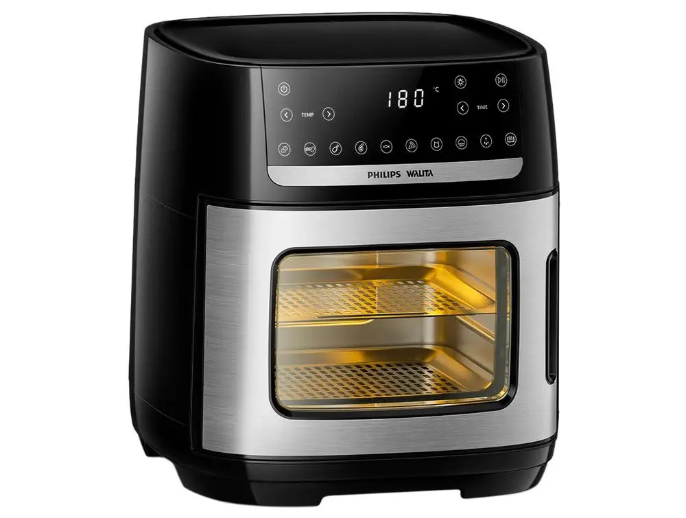 Air Fryer Philips Walita Série 5000 AI551/08 Preto com Timer 12L - 220V