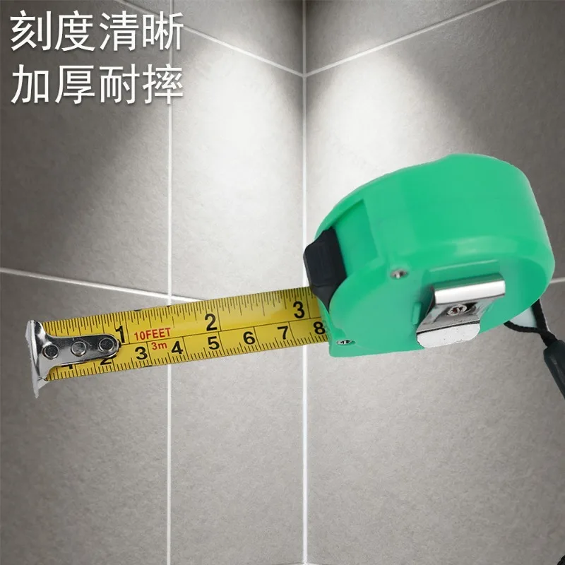 3M Metric Imperial Steel Tape Measure Thickened Hardened Flexible Steel Ruler High Precision Wear Resistant Measuring Tool