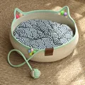 Blue cotton pad