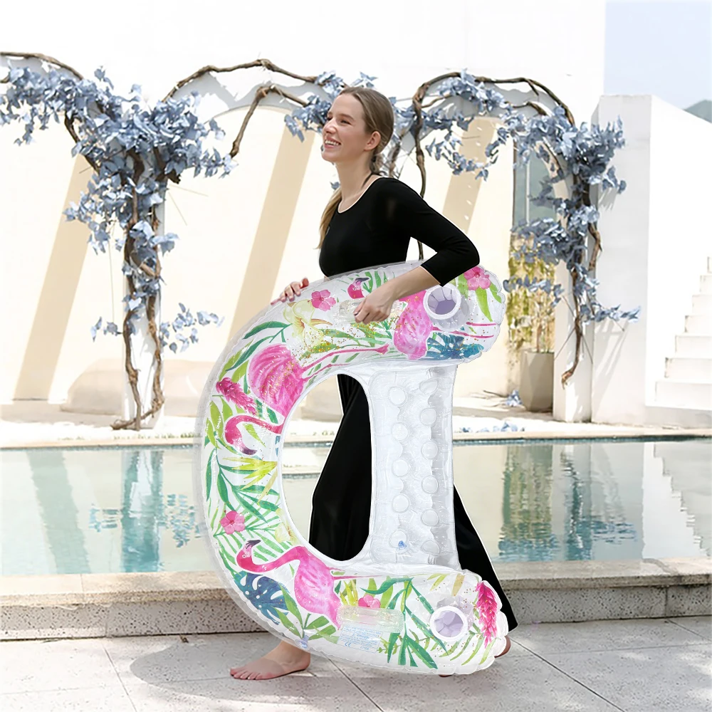 

Новая прочная плавающая кровать-фламинго из ПВХ, 1 шт., складная и портативная, подходит для пляжных вечеринок и водного сплава.