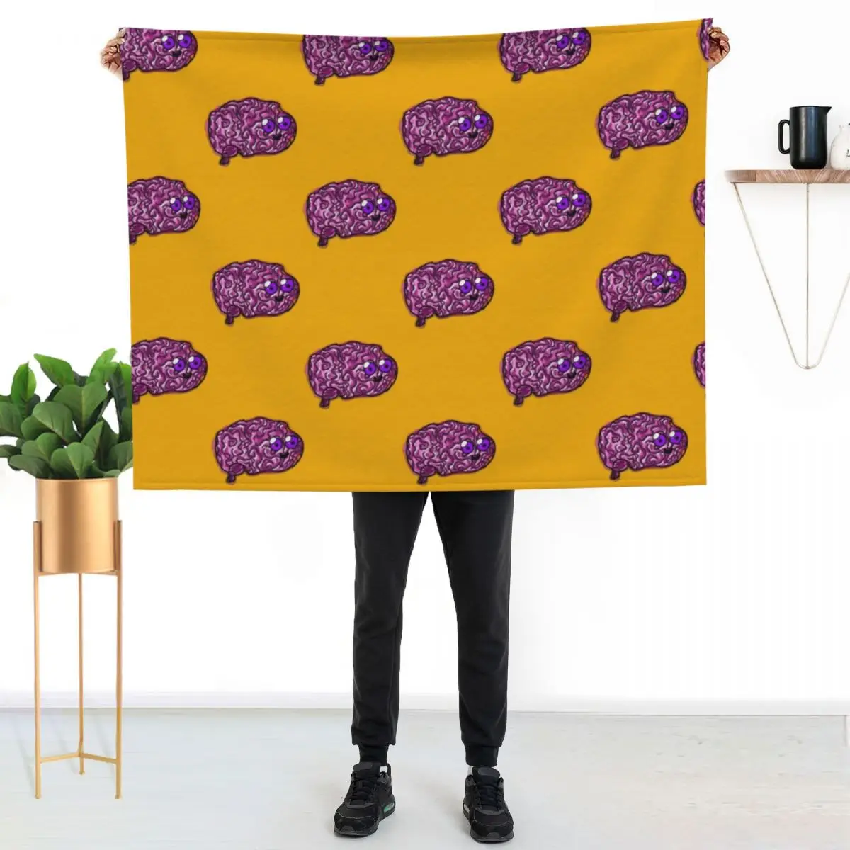 Brain Throw Blanket Sofa Throw Blankets Sofas Of Decoration Luxury Designer Soft Plaid Polar Loose Blankets