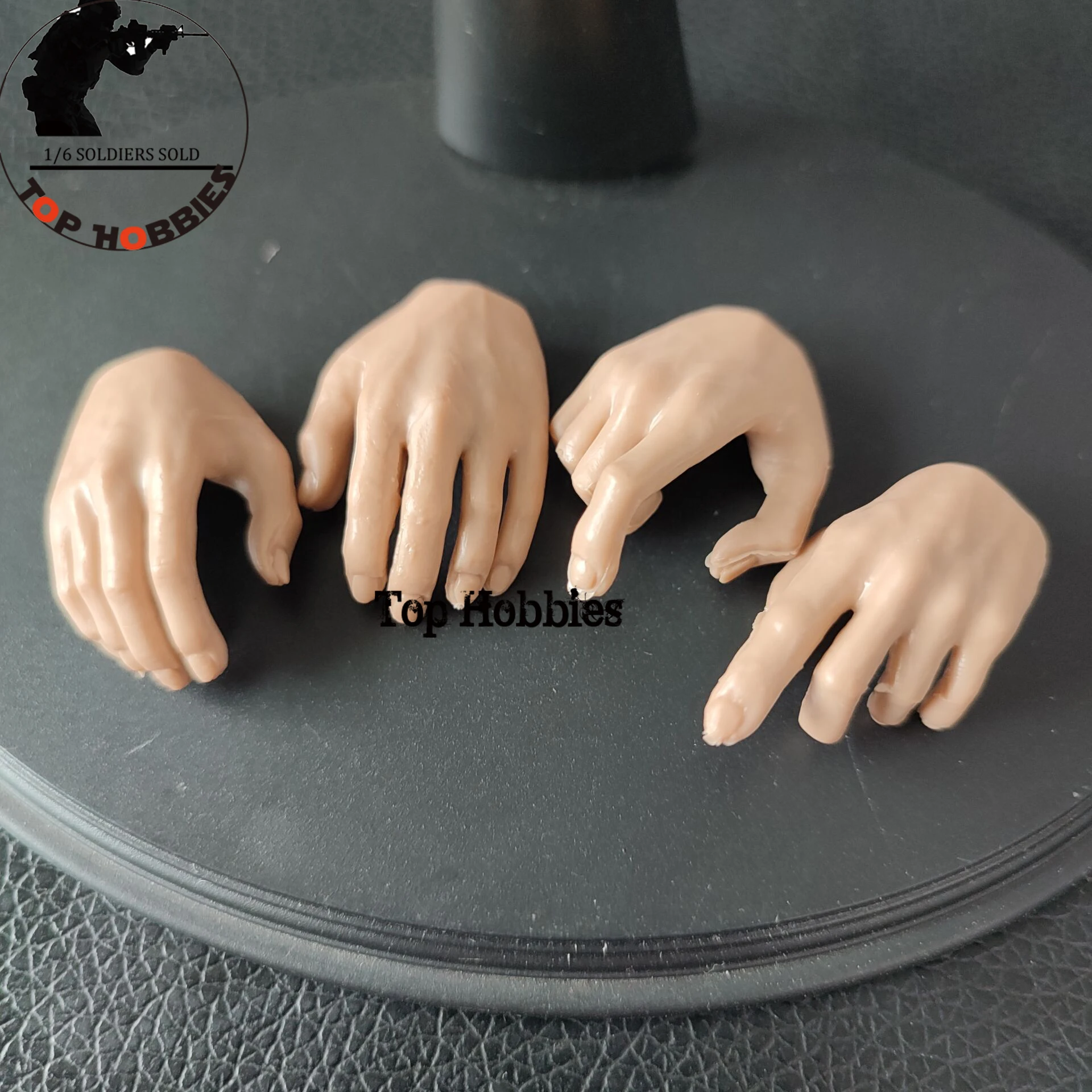 Pairs of In Stock 1/6 Sca Man Male Hands Gloved Hand Normal Type Holding Figure Hand Gloves Model For 12