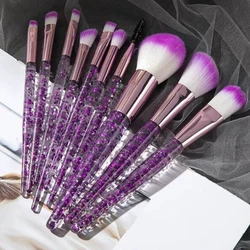 10PCS Makeup Brush Set Professional Super soft detail brush Blush Brush Foundation Concealer Eyeshadow Brush