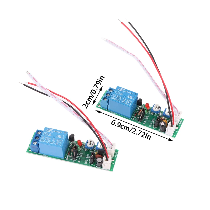 

1Pc Adjustable Cycle Timer Delay Relay On/Off Switch Relay Shield DC 5V 12V 24V Timer Delay Relay Module (0-15 Minutes）