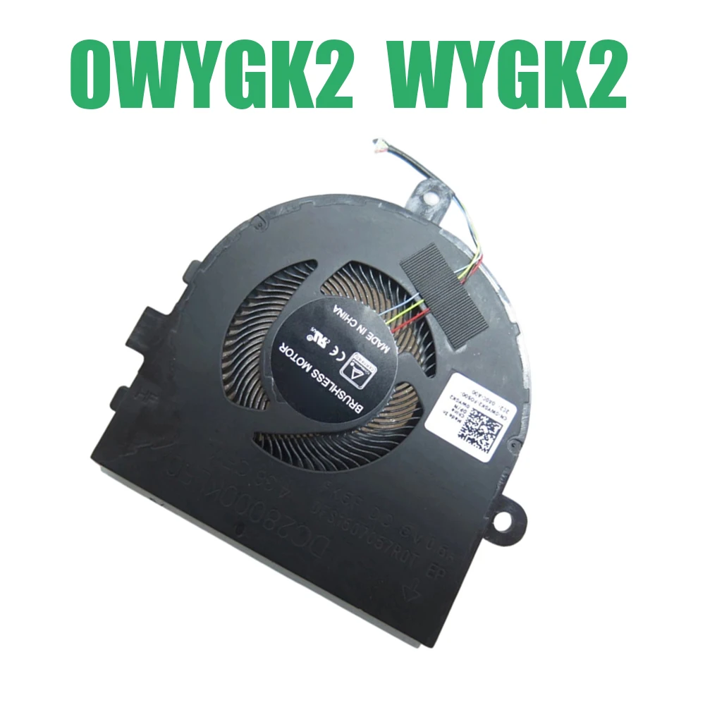 Ventilador de CPU para DELL Inspiron 14 3480 3481 3493 5493, Vostro 3480 3481, Latitude 3490, 0WYGK2 WYGK2 DFS1507057R0T FK5F
