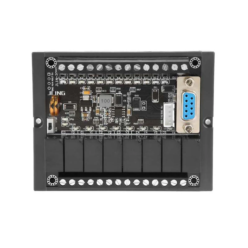 1 مجموعة PLC لوحة تحكم صناعية FX1N-20MR منظم 12 مدخل 8 مخرج مرحل وحدة تحكم قابلة للبرمجة وحدة تأخير