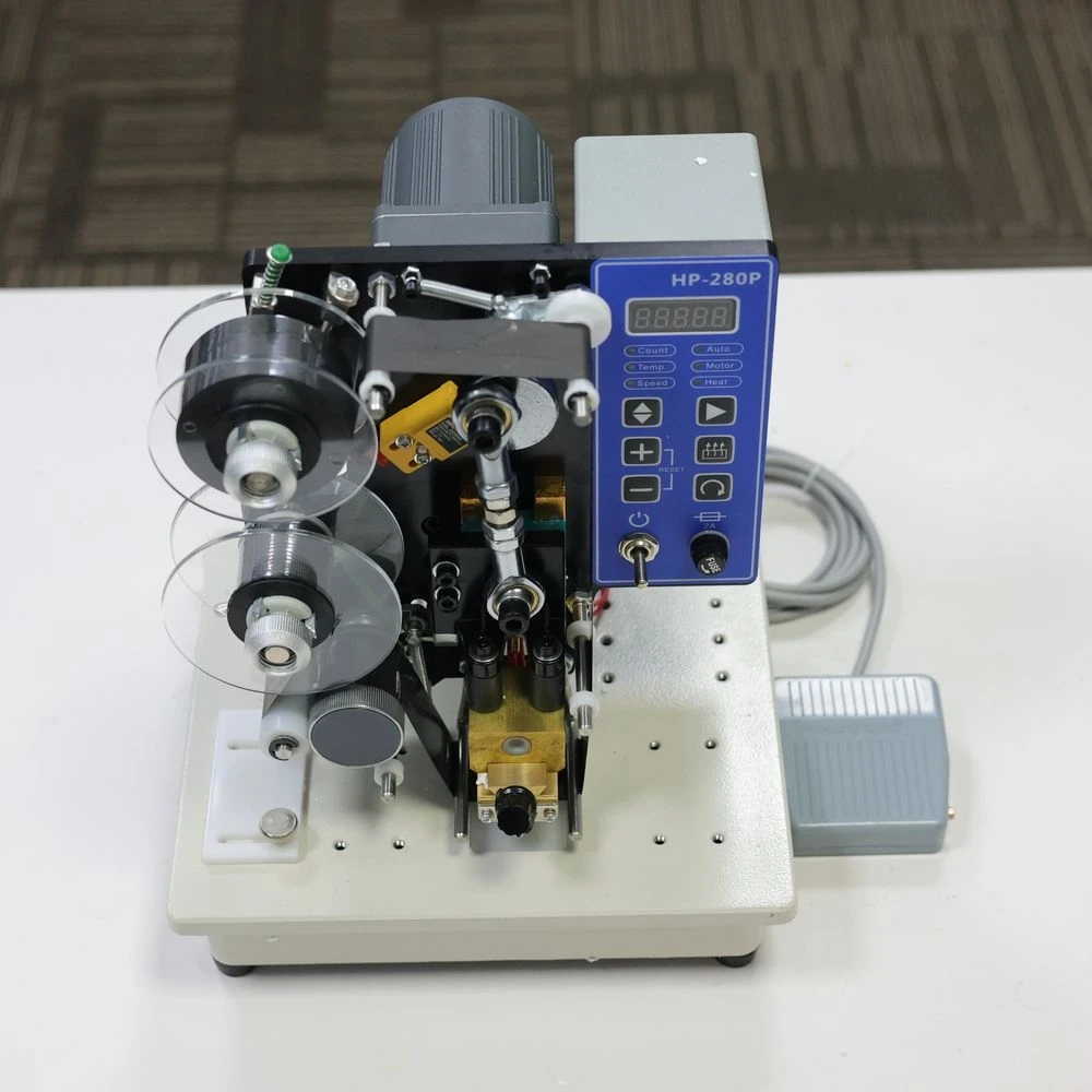 

HP-280P Digital Ribbon Inkjet Printer – Durable Expiry/Batch Coding Machine for Flexible Packaging 3-Column Print