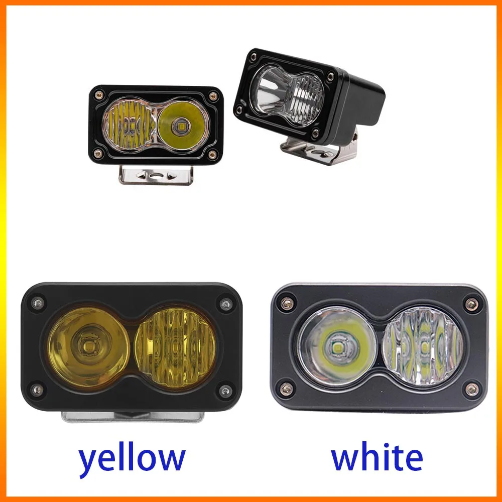 

LED Auxiliary Driving Lights for Car Motorcycle SUV Boat - Flashing Fog Lights Energy-Saving Waterproof Roof Rack Lighting