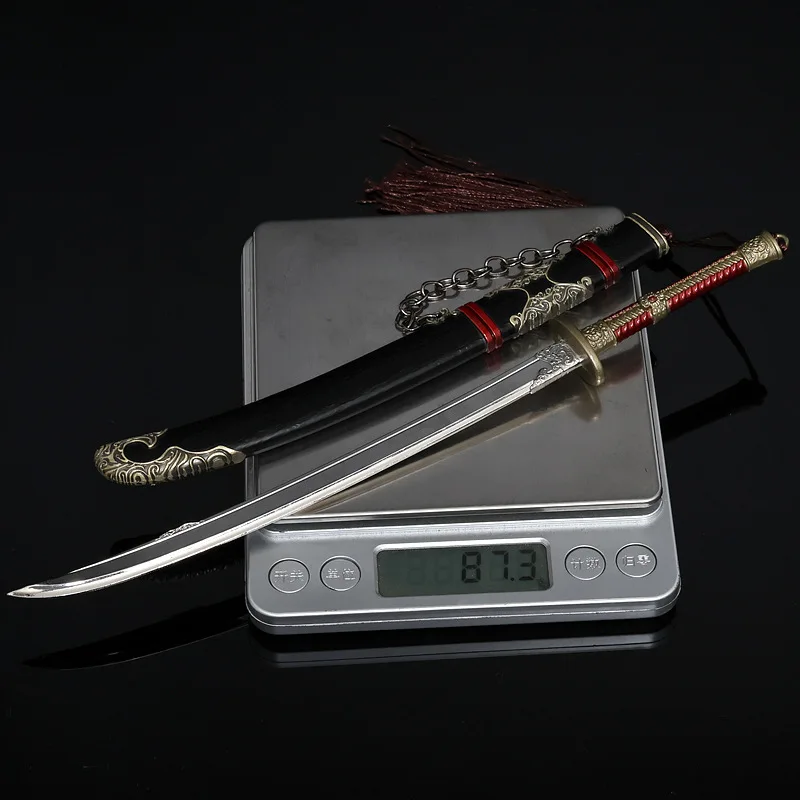 22cm Raging Sword Keychain The Flame Imperial Guards Film Peripherals Sword Models Crafts Keychain Gift Toys