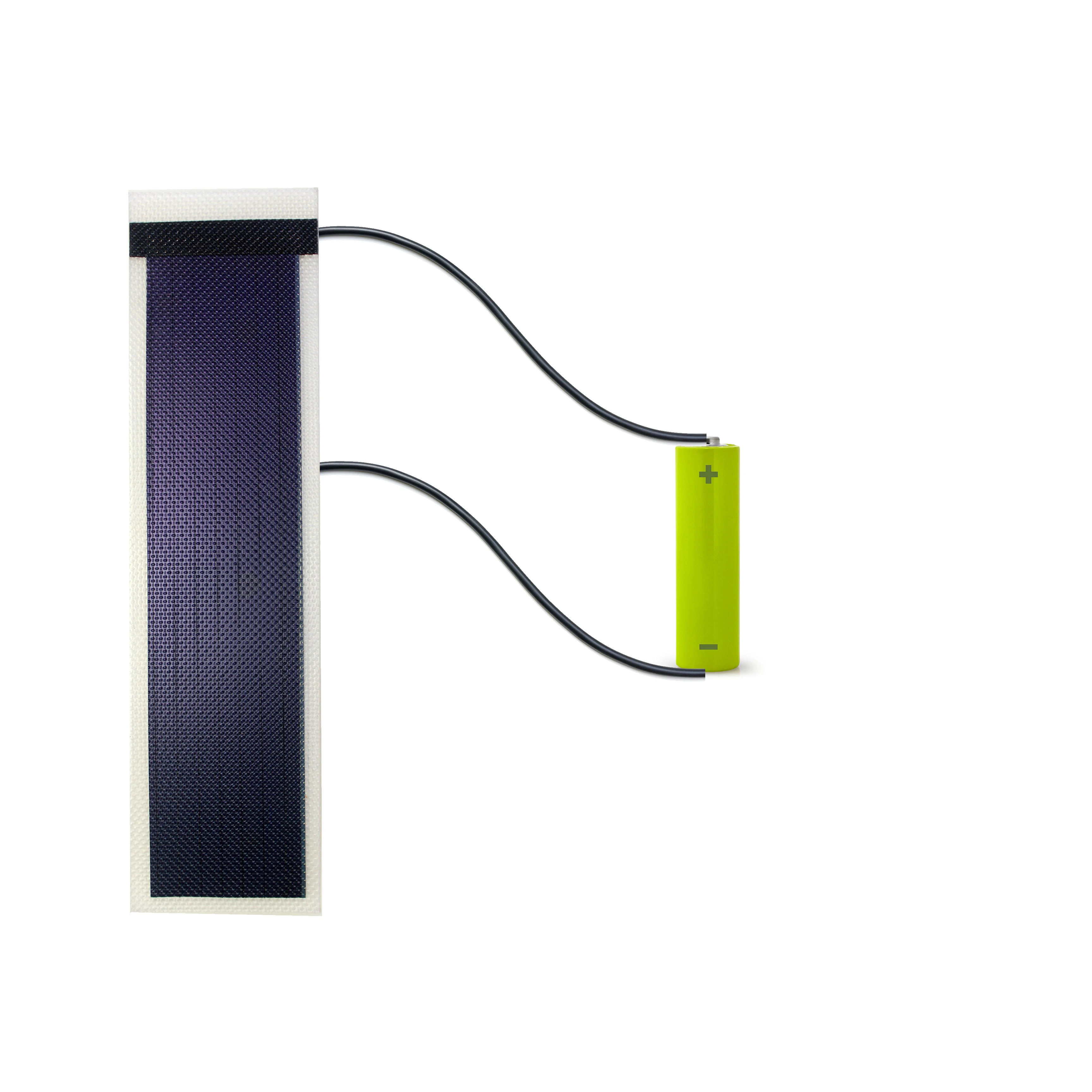 0,5W /1,5V Flexibles Solarpanel-Film Amorphes Silizium Campingausrüstung Biegsames DIY Mini-Solarpanel-Set - Transparent