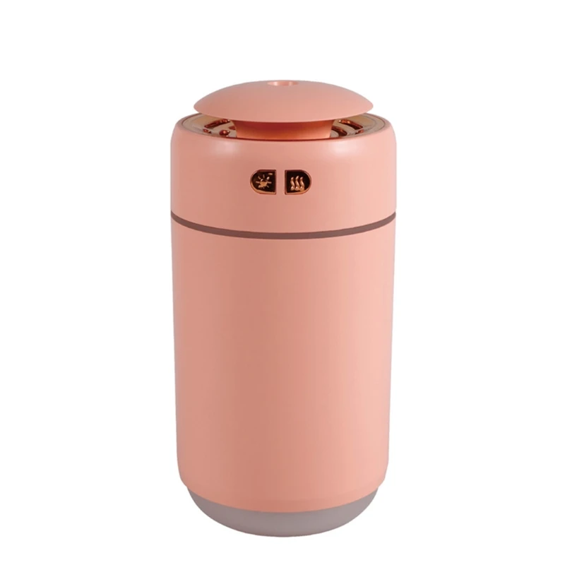 Mudança de cor LED Night Lamp Umidificador de ar Aroma Difusor 400ml para carro doméstico