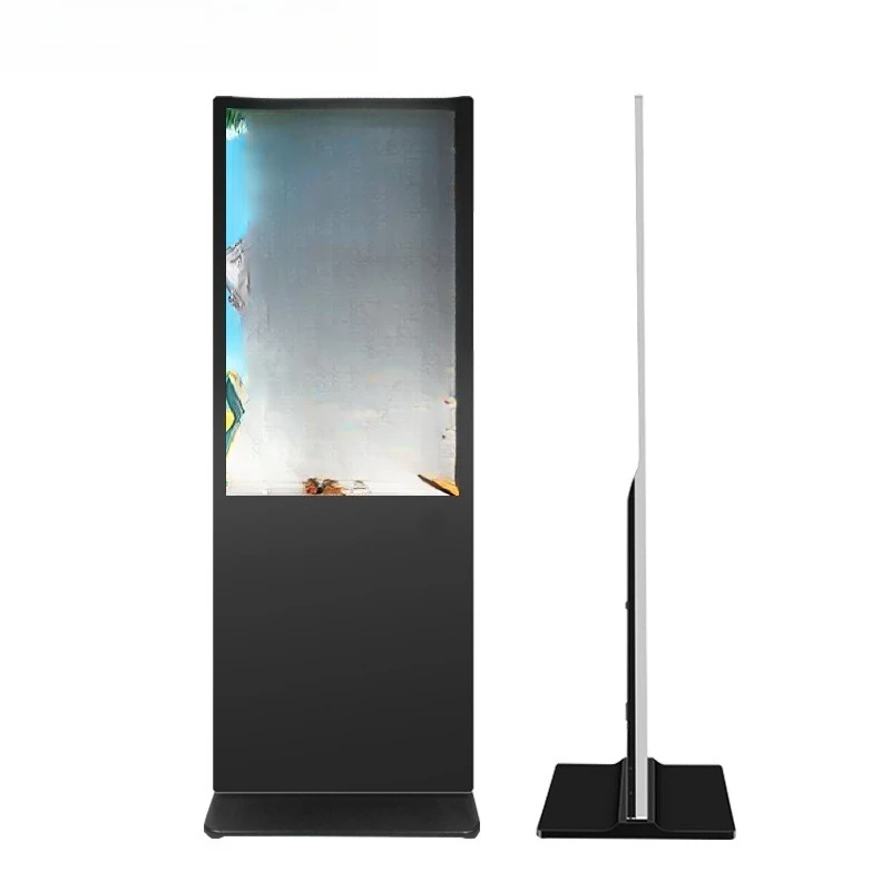 High definition vertical advertising machine display floor touch query machine