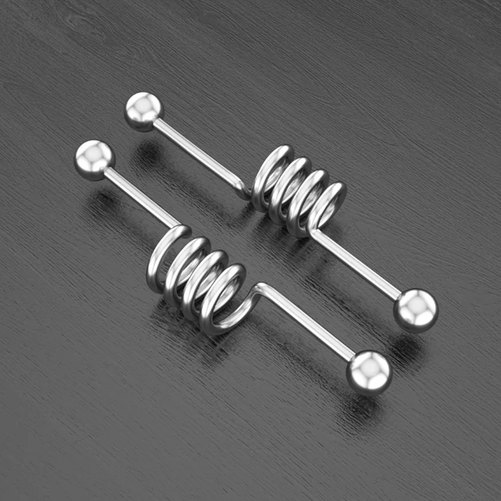 14G Industrial Barbell Earrings Stainless Steel Helix Piercing Tragus Ear Straight Bar Stud Cartilage for Women Men Oreja 1pc