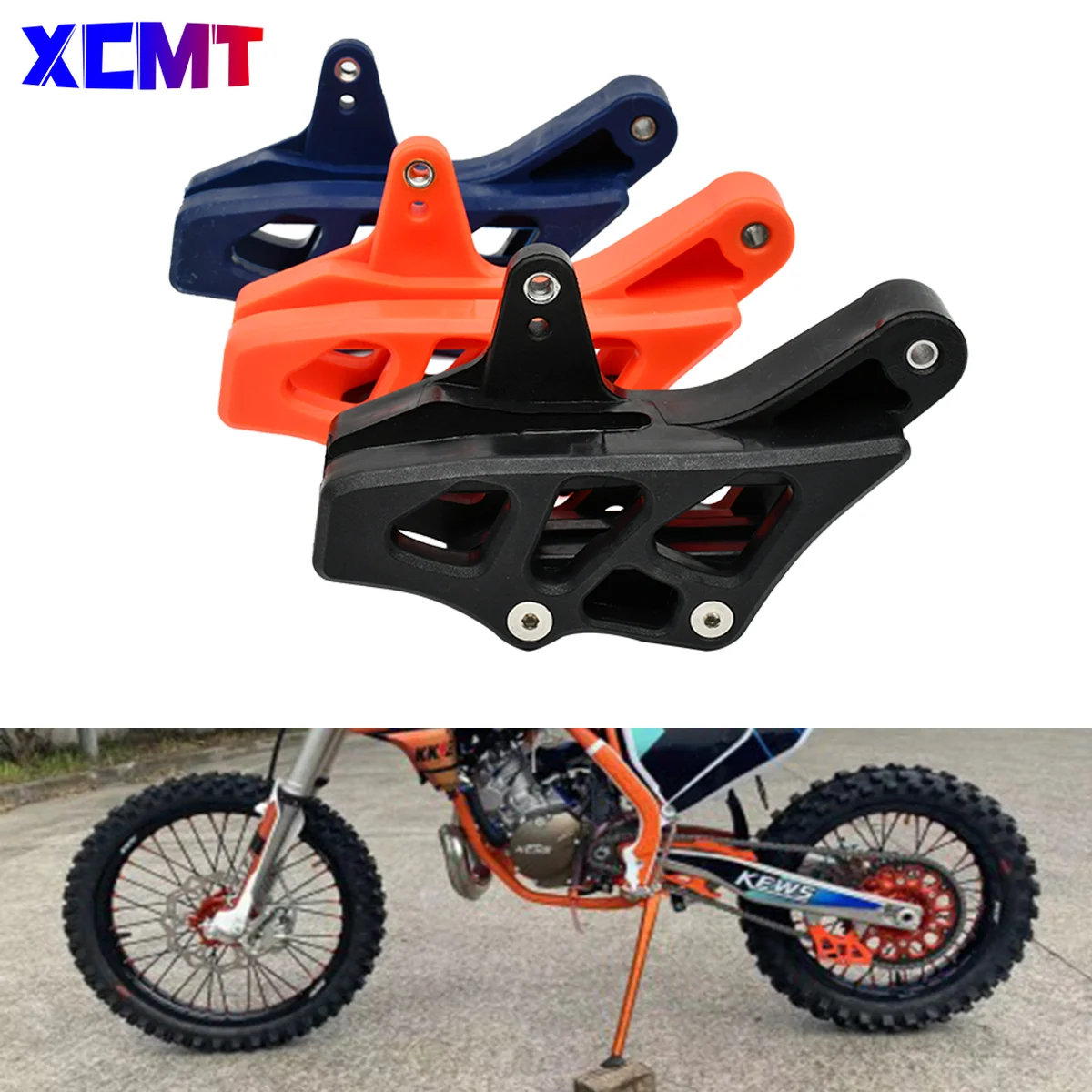 

Motorcycle Chain Guide Guard For KTM Husqvarna EXC EXCF SX SXF XCF XCFW TC TE FE 125-501 FREERIDE 250R 350 SMC R ABS 2008-2021