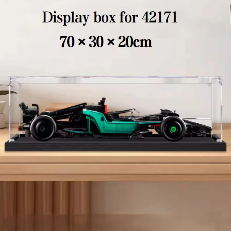 Suitable for Lego 42207, 42141, 42171 racing series transparent display box, dust-proof storage box, perfect gift for children