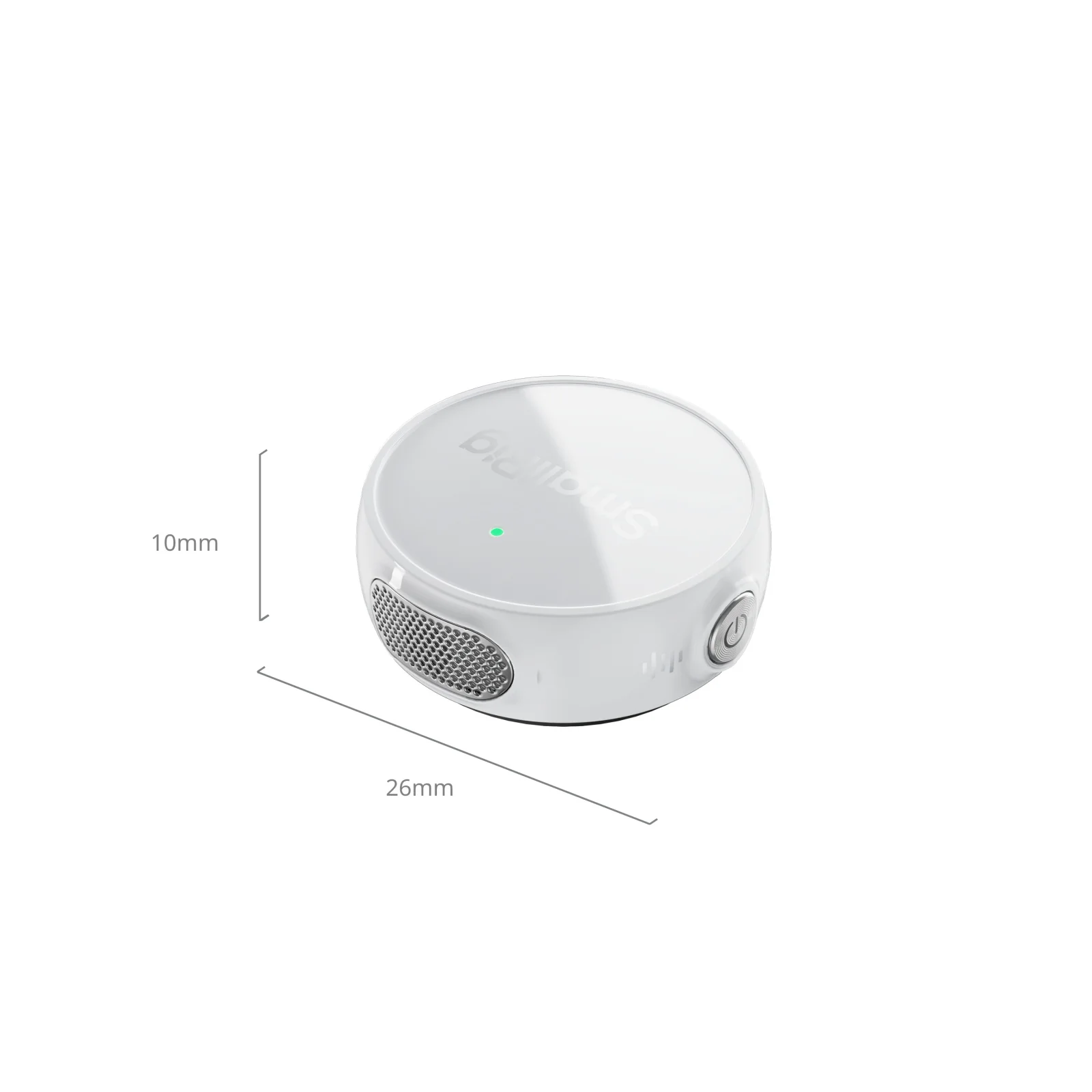 Smallrig S60 mikrofon nirkabel, USB-C putih 300m kinerja tinggi transmisi sinyal mikrofon Mini 48khz rekaman Audio 24-bit