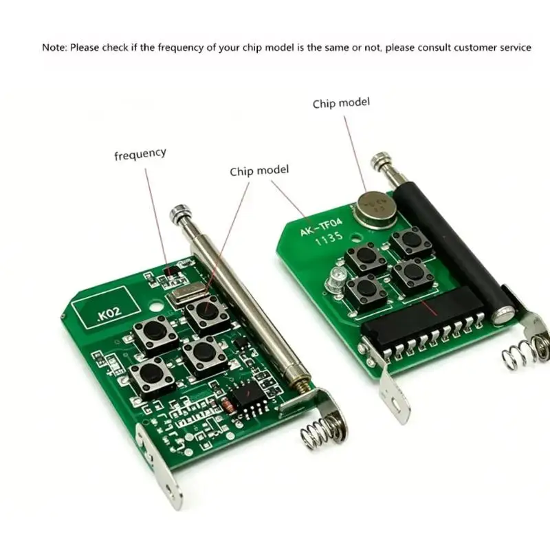 Universal 4 Button Remote Control Long Range Stable Signal Easy Programming for Household Smart Electronic Appliances