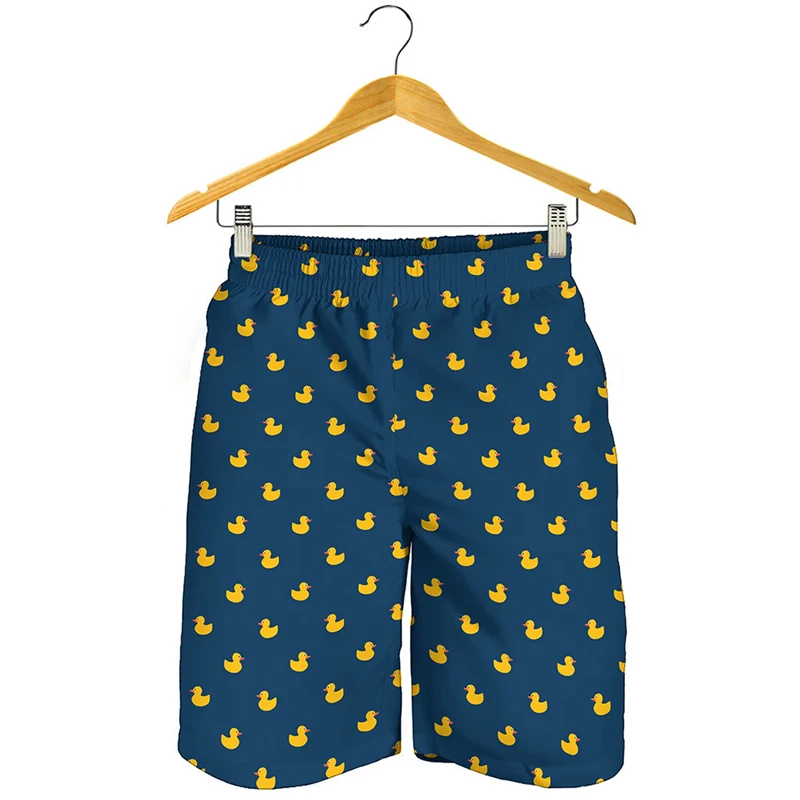 Short de bain imprimé en 3D pour hommes et femmes, short de plage, short de bain, short de plage, été, cool, canard, animal drôle, chien, nouveau, offre spéciale