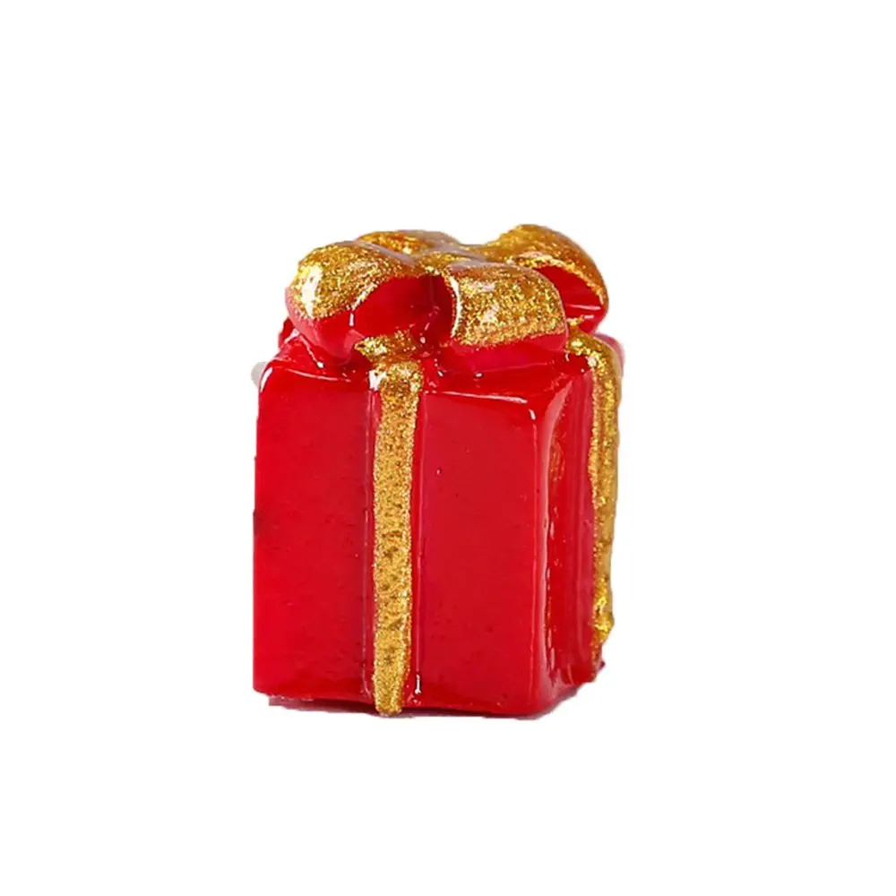 Garden Supplies Christmas Tree Snowman Home Ornament Miniatures Mini Castle Xmas House Dollhouse Decor Micro Landscape