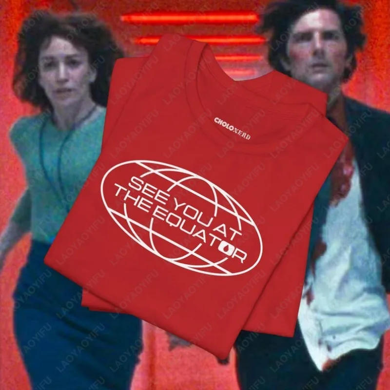 أراكم في خط الاستواء الجرافيك تي شيرت قطع البرنامج التلفزيوني القطن للجنسين قميص قطع الموسم 2 نهائي تي شيرت الرجال Camisetas #1